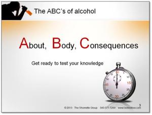 Free fun and interactive PowerPoint for teaching teens about the consequences of underage possession of alcohol.